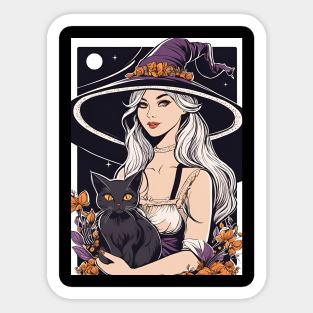 Halloween Witch Sticker